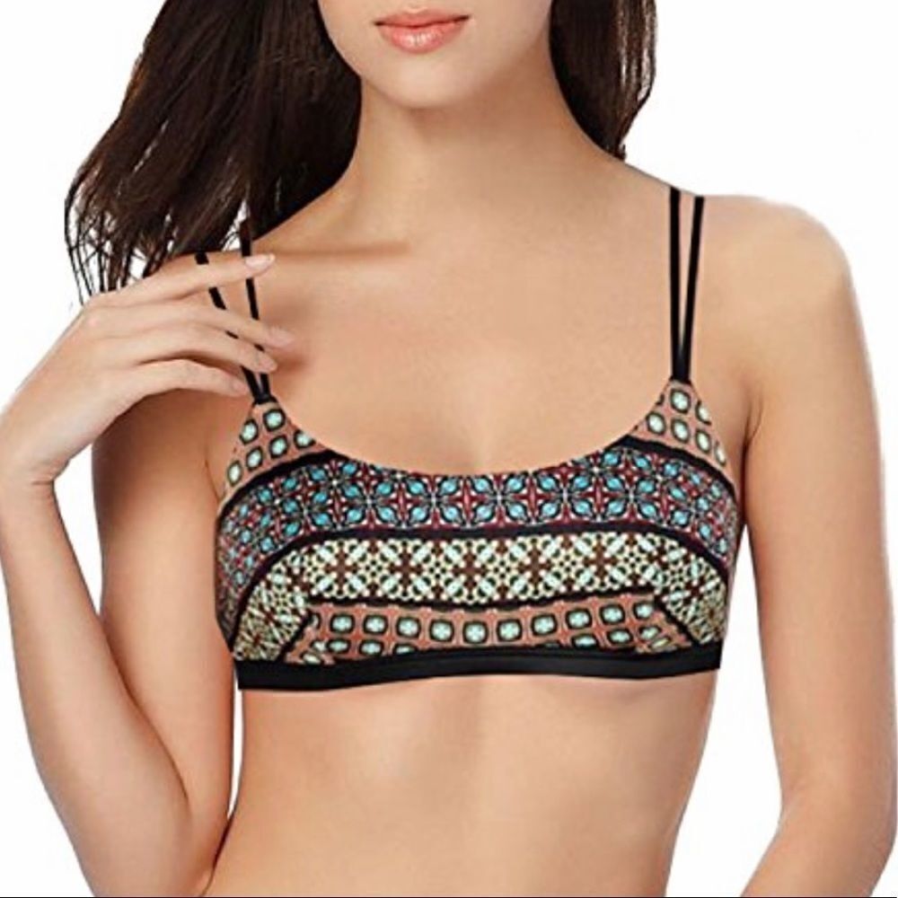 Victoria’s Secret scoop neck boho print Unlined bralette